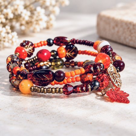 Autumn Colours Multi layered Bracelet