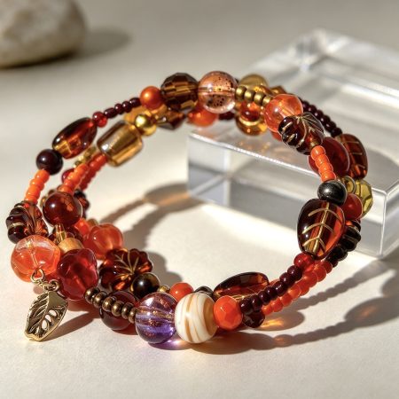 Autumn Colours Multi layered Bracelet