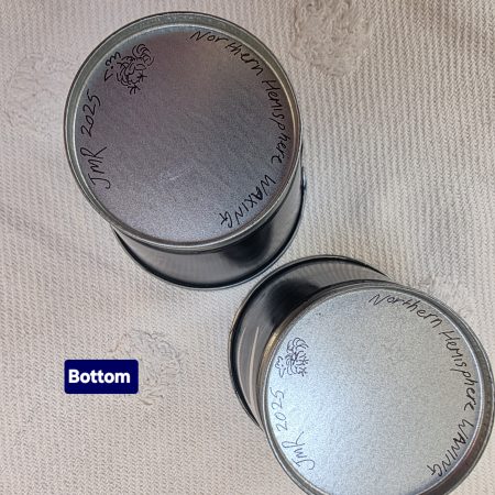 Hand painted 10cm Metal Pots