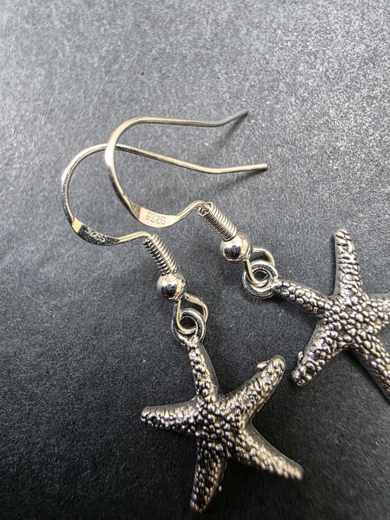 Starfish Earrings on S925 earhooks