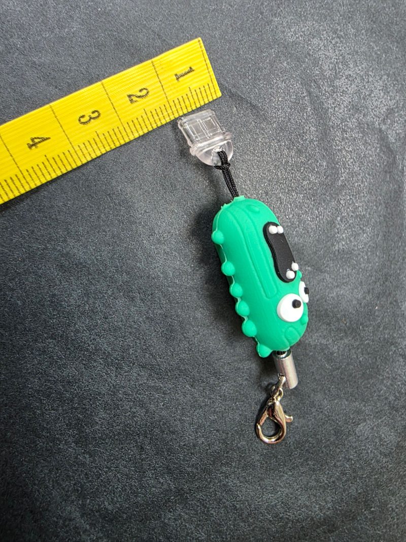 USB-C Dust Cover Charm, Pickle Design