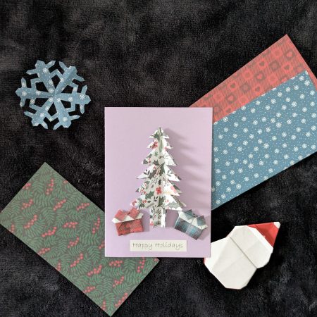 DIY Cards Set - Origami Christmas Card Craft Kit