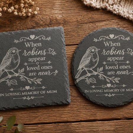 When Robins Appear Memorial Gift, Personalised Remembrance Keepsake