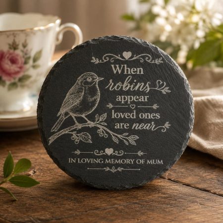 When Robins Appear Memorial Gift, Personalised Remembrance Keepsake