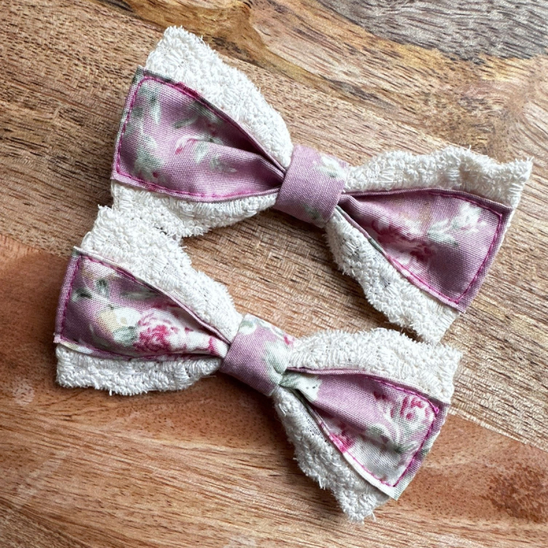 Handmade Hair Clips 75MM Bundle for Girls