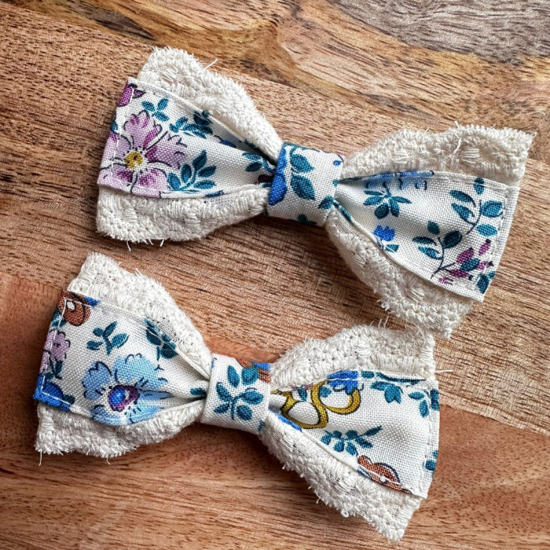 Handmade Hair Clips 75MM Bundle for Girls