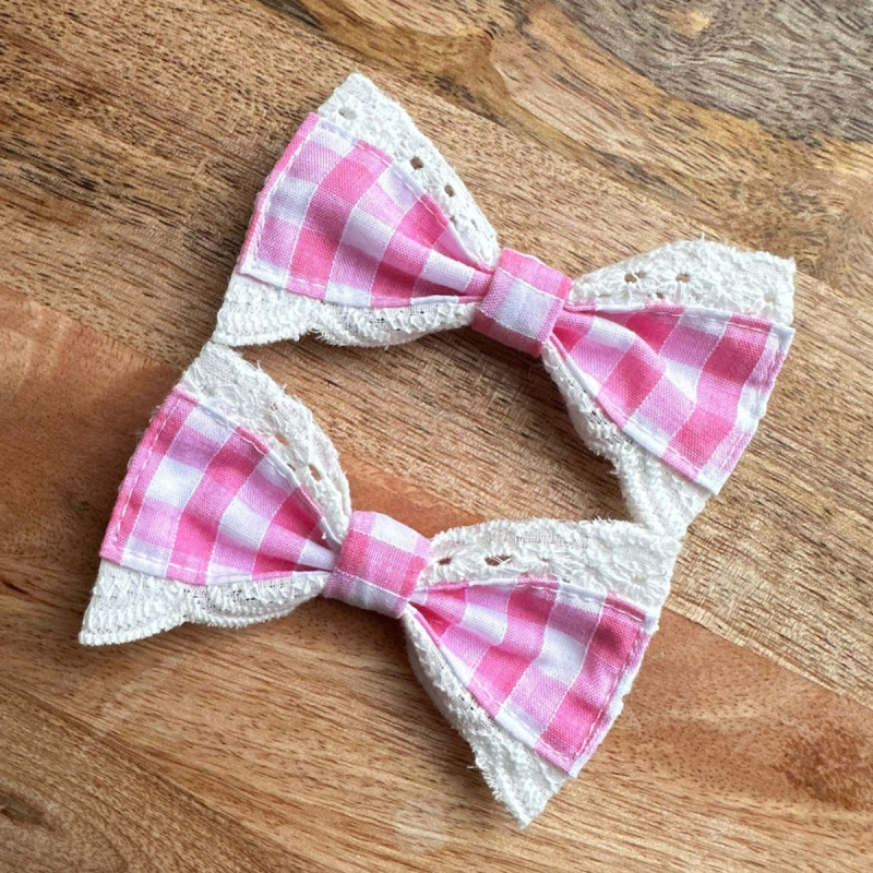 Handmade Hair Clips 75MM Bundle for Girls