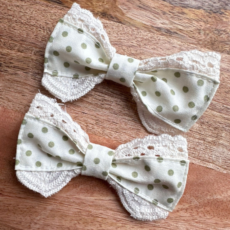 Handmade Hair Clips 75MM Bundle for Girls