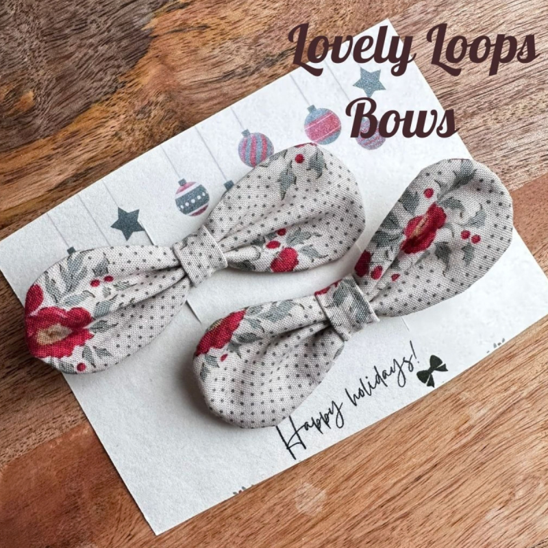 Handmade Hair Clips 75MM Bundle for Girls