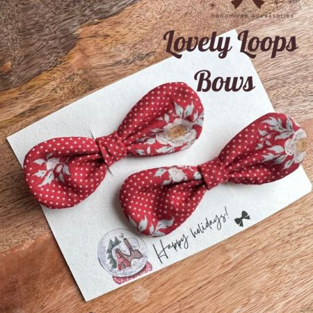 Handmade Hair Clips 75MM Bundle for Girls
