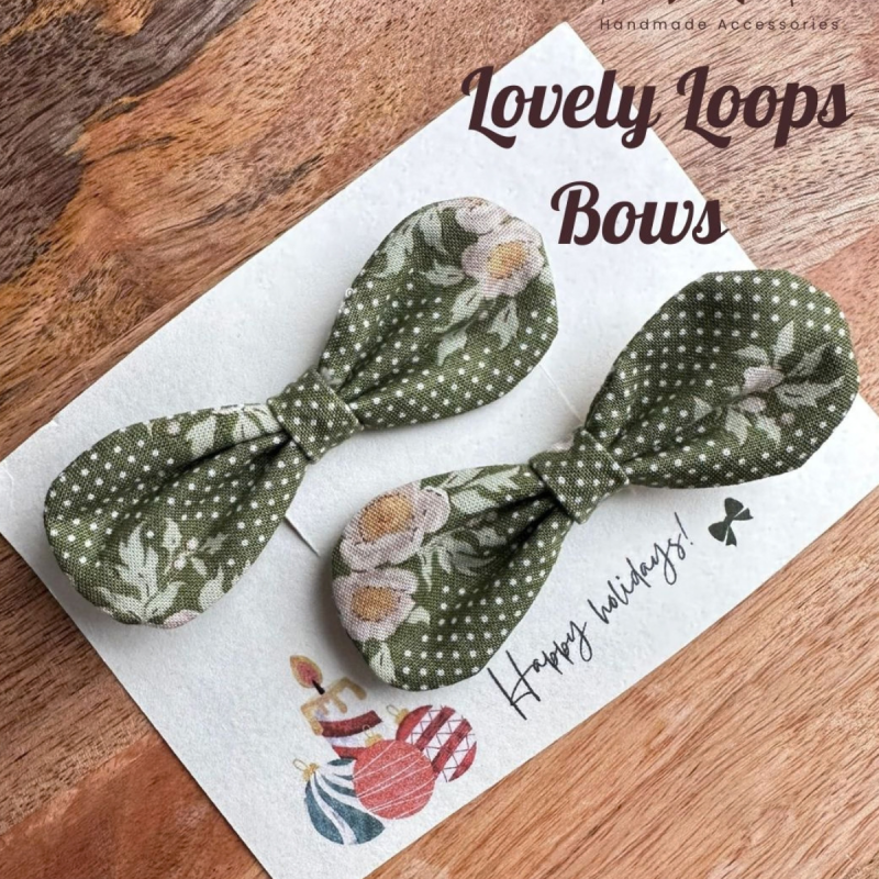 Handmade Hair Clips 75MM Bundle for Girls