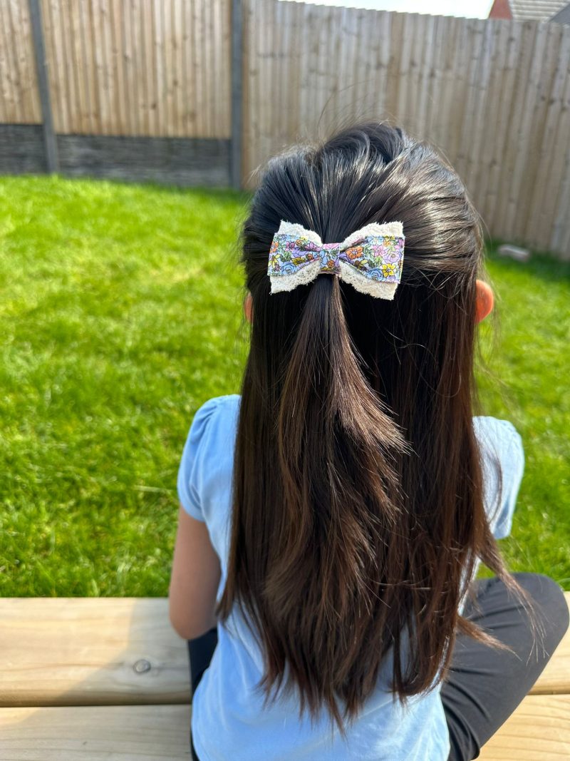 Handmade Hair Clips 75MM Bundle for Girls