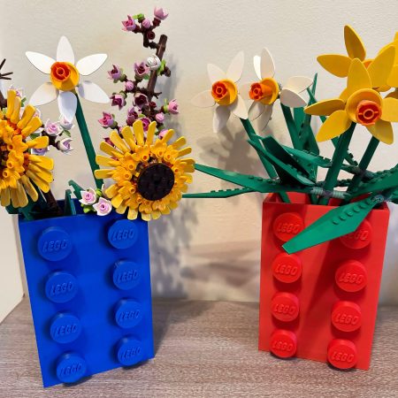 Brick style vase for Lego or dried flowers, 3D printed £9.00 per item