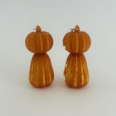 Handmade Halloween Spooky Pumpkin Earrings