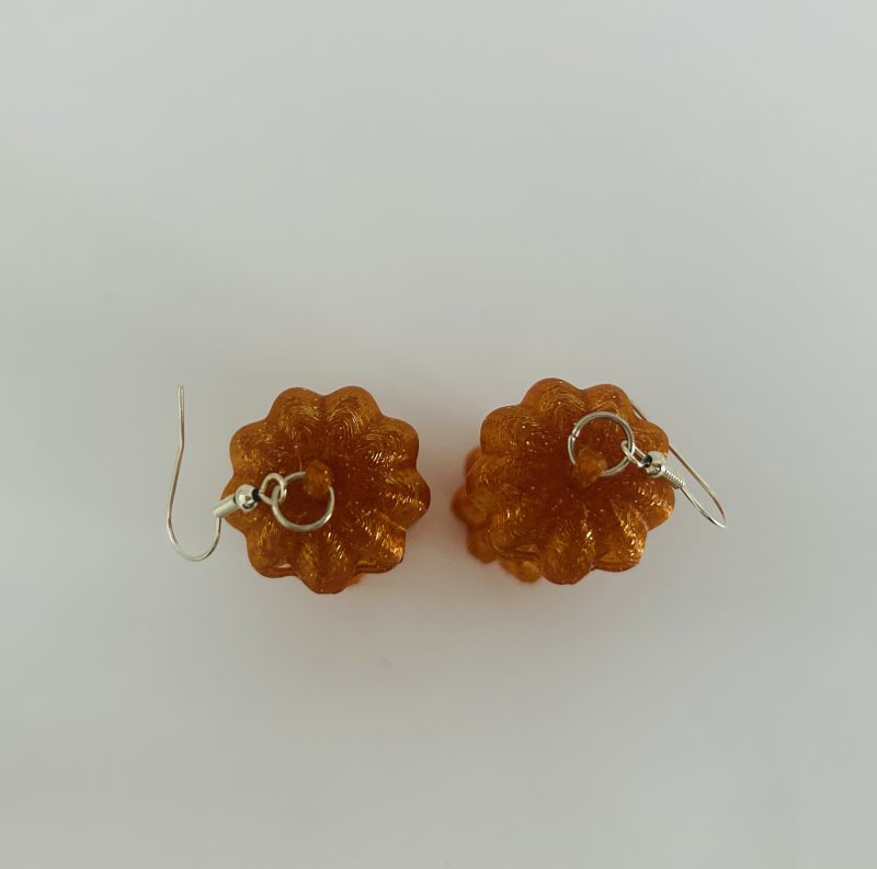 Handmade Halloween Spooky Pumpkin Earrings