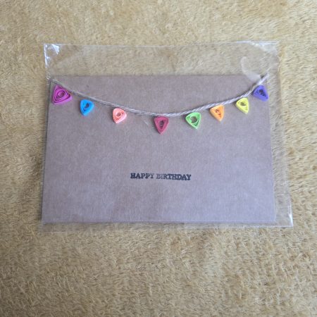 Happy birthday banner cards