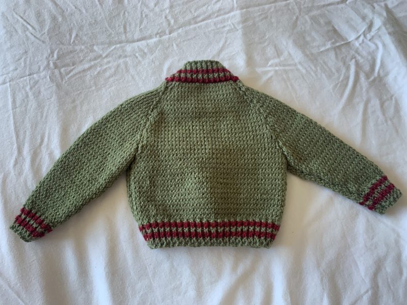 Prem Reborn doll red cardigan and hat