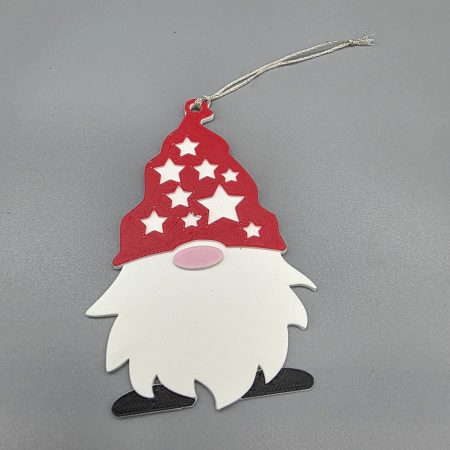 Personalised Gonk/Gnome Christmas bauble