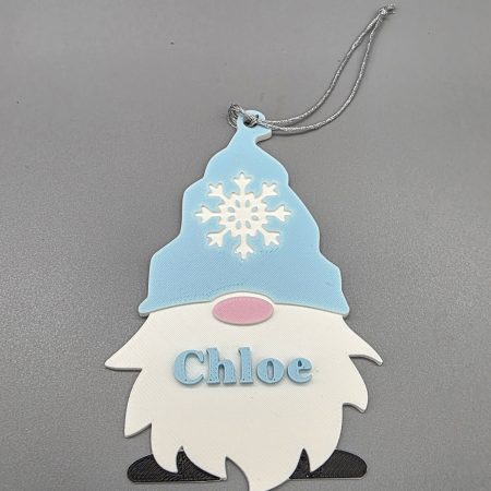 Personalised Gonk/Gnome Christmas bauble