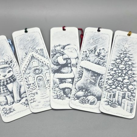 Christmas themed bookmarks