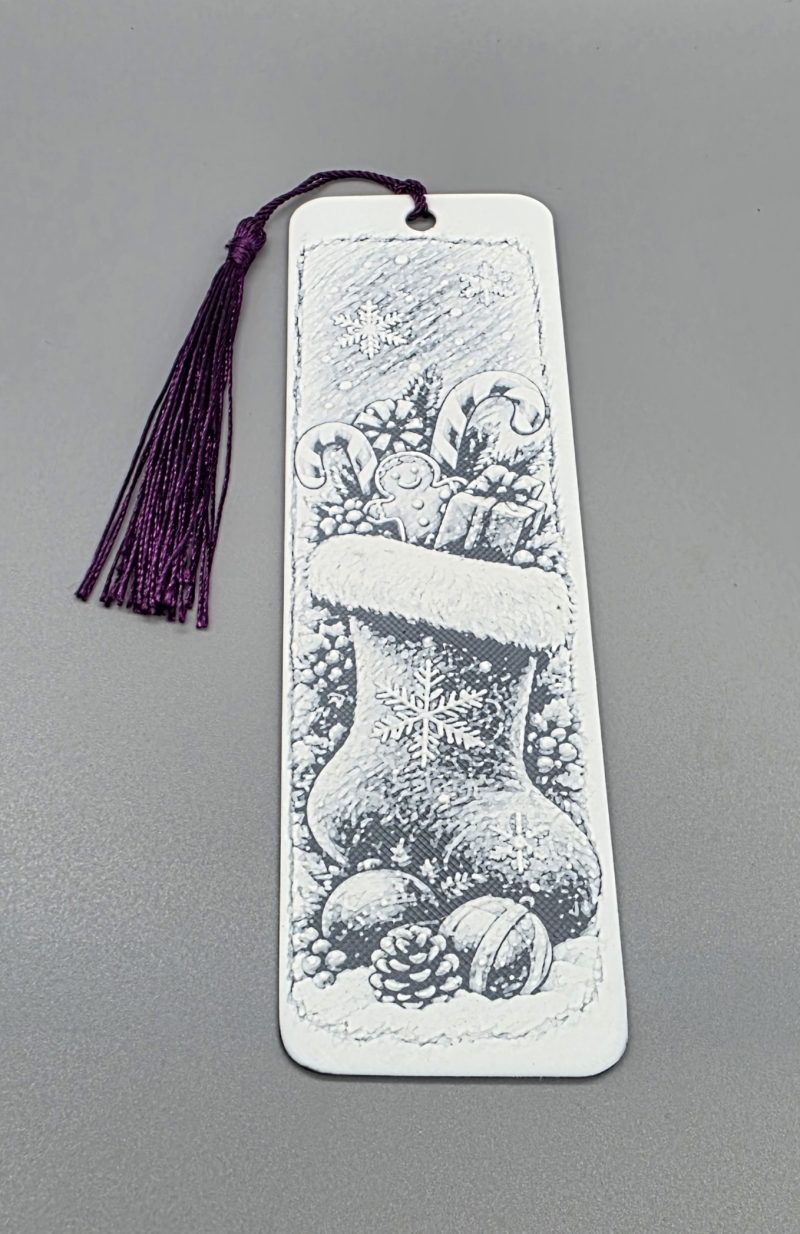 Christmas themed bookmarks