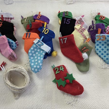 Advent stockings