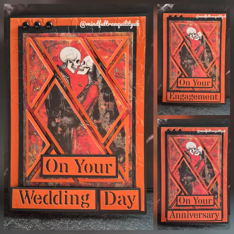 Till Death Us Do Part | Alternative Wedding Engagement Anniversary Card | Dark Demonica Collection
