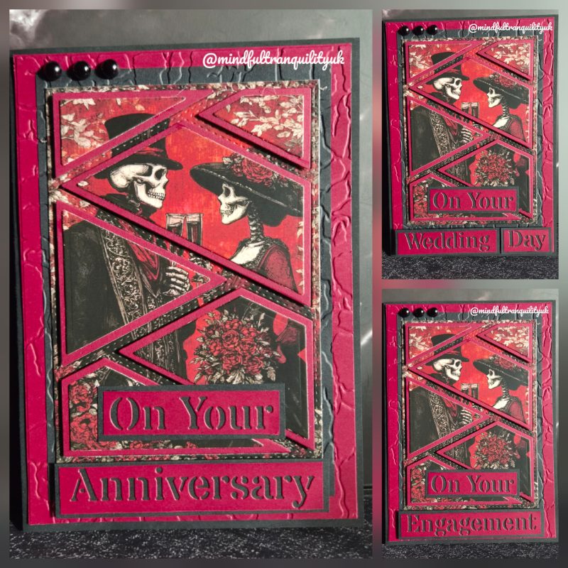 Till Death Us Do Part | Alternative Wedding Engagement Anniversary Card | Dark Demonica Collection