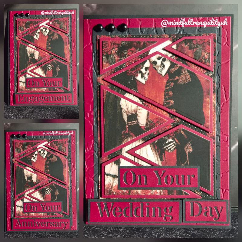 Till Death Us Do Part | Alternative Wedding Engagement Anniversary Card | Dark Demonica Collection