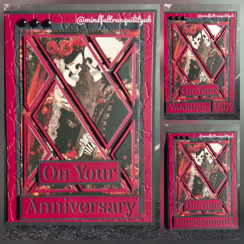 Till Death Us Do Part | Alternative Wedding Engagement Anniversary Card | Dark Demonica Collection