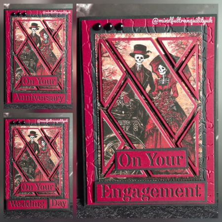 Till Death Us Do Part | Alternative Wedding Engagement Anniversary Card | Dark Demonica Collection