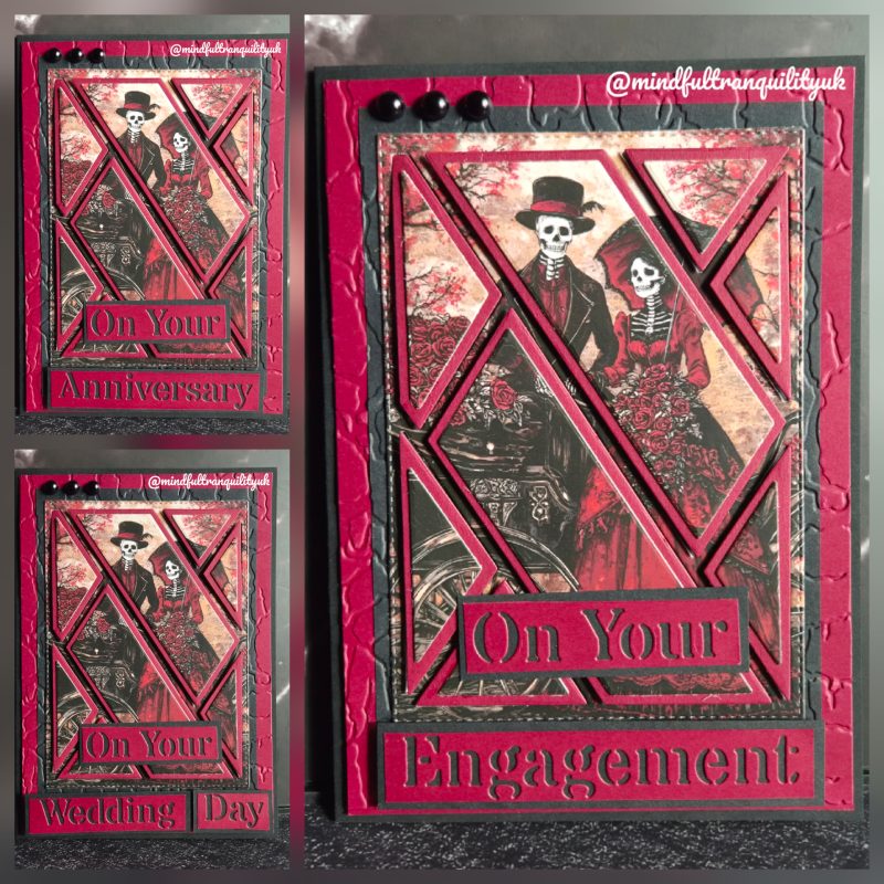 Till Death Us Do Part | Alternative Wedding Engagement Anniversary Card | Dark Demonica Collection