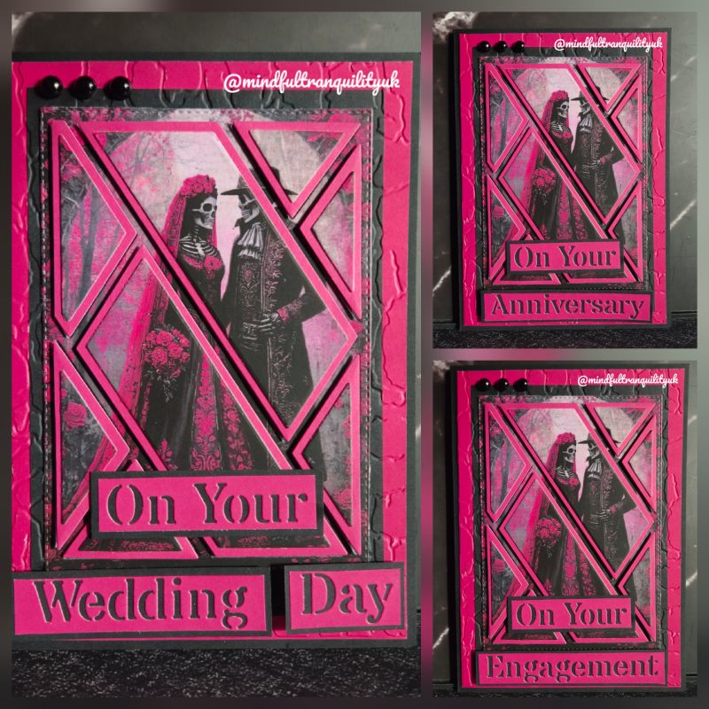Till Death Us Do Part | Alternative Wedding Engagement Anniversary Card | Dark Demonica Collection