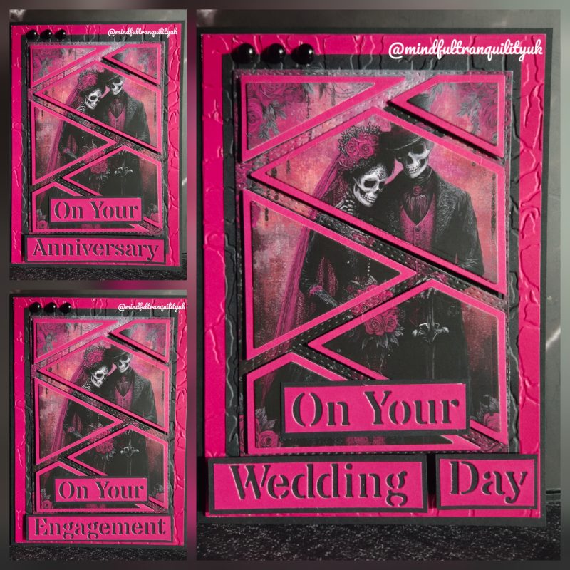 Till Death Us Do Part | Alternative Wedding Engagement Anniversary Card | Dark Demonica Collection