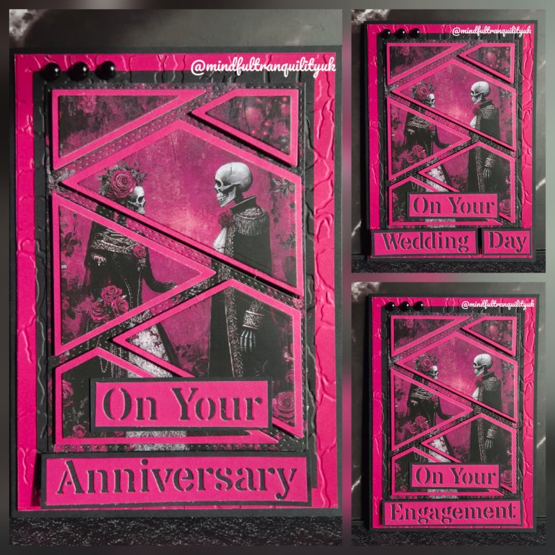 Till Death Us Do Part | Alternative Wedding Engagement Anniversary Card | Dark Demonica Collection