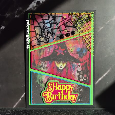 Fractured Fables Birthday Card | Neon Nightmares Collection