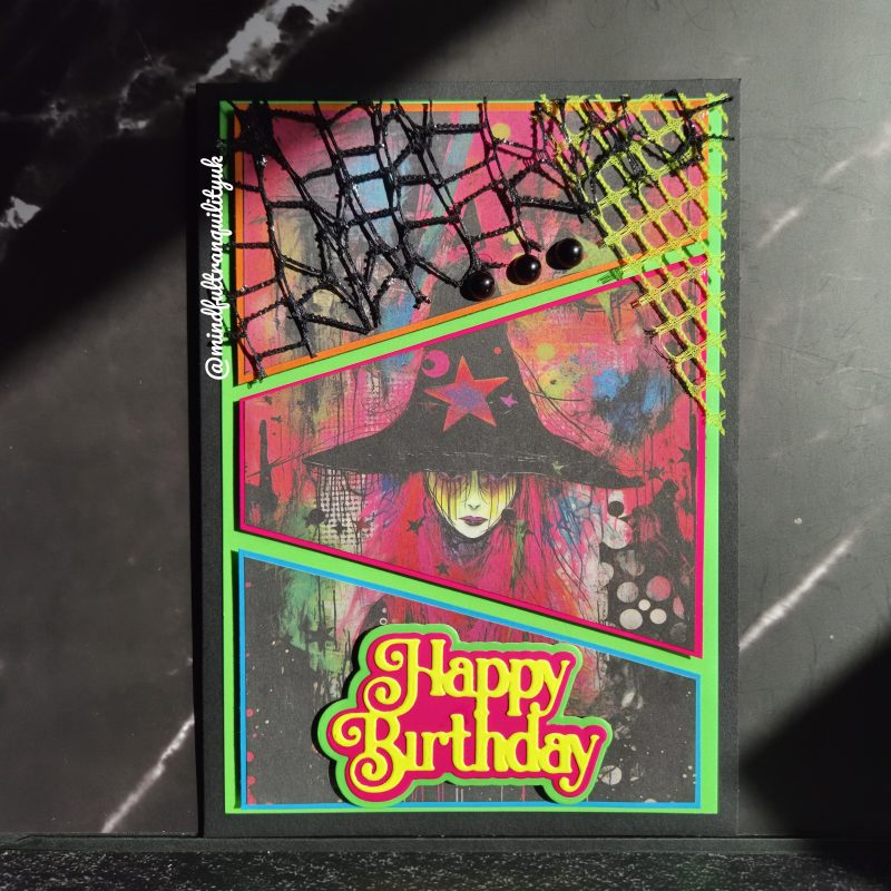 Fractured Fables Birthday Card | Neon Nightmares Collection