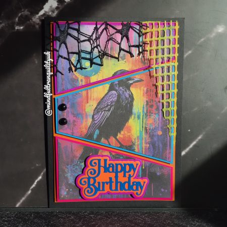 Fractured Fables Birthday Card | Neon Nightmares Collection