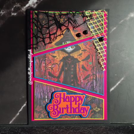Fractured Fables Birthday Card | Neon Nightmares Collection