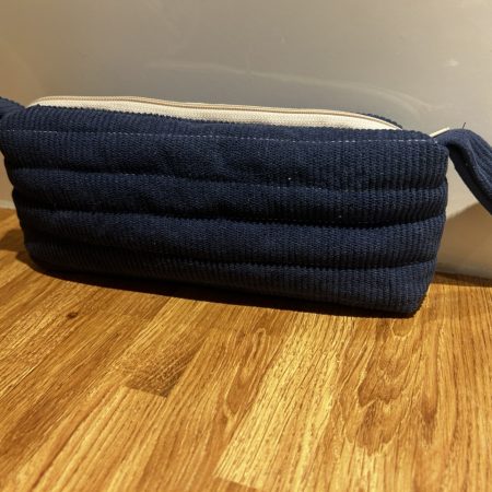Handmade fabric makeup bag or pencil case pouch