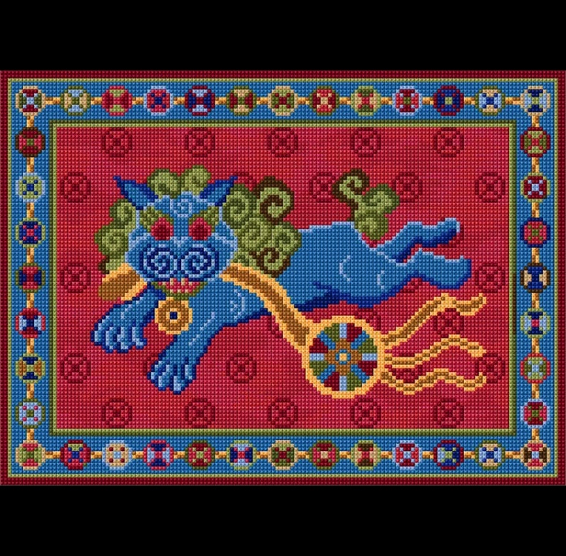 Chinese-Lion-tapestry-kit-5
