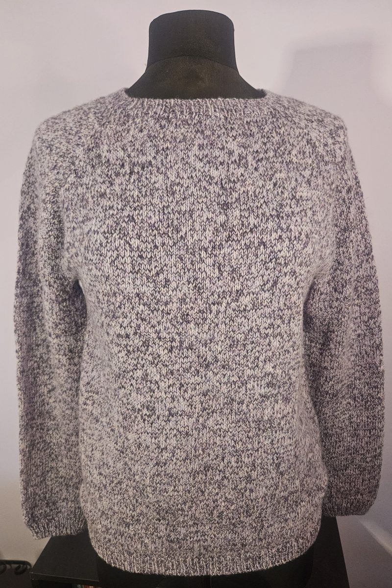 Handknitted 100% wool jumper.
