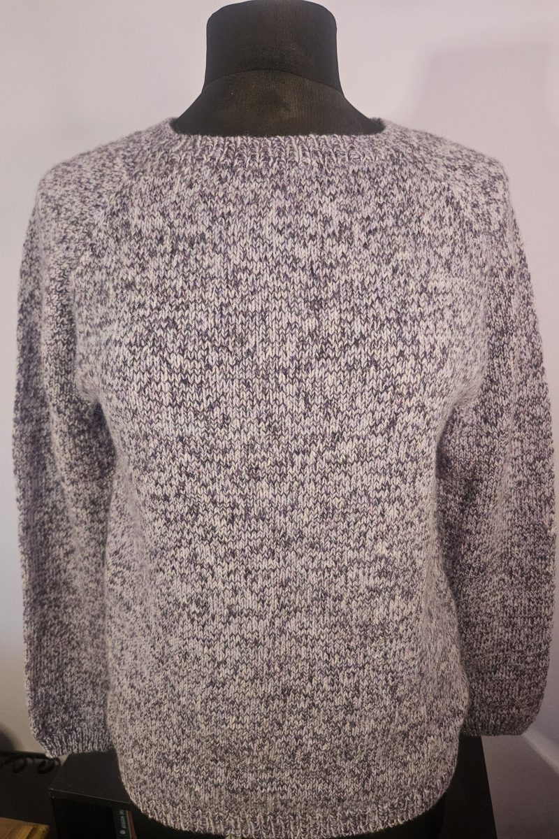 Handknitted 100% wool jumper.