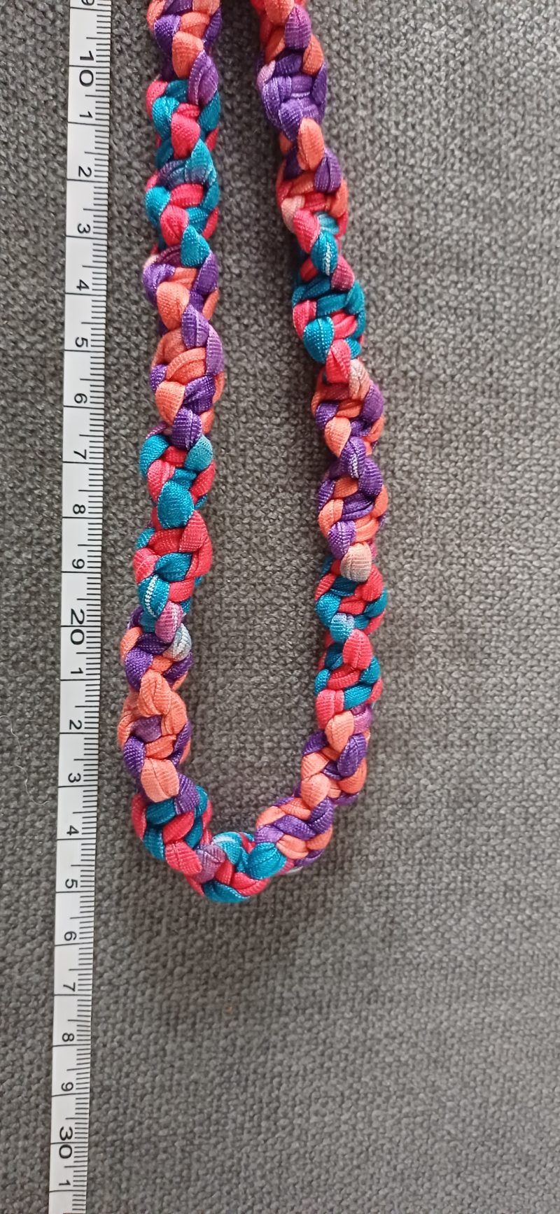 Multicoloured Stretchy Keyring Wristlet 2