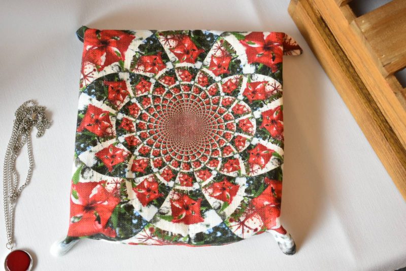 Zara Handmade Trinket Tray, Fabric Accessory Storage Holder