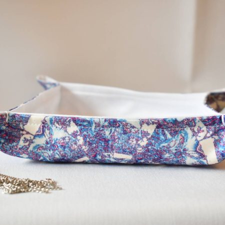 Roxana Handmade Trinket Tray, Fabric Accessory Storage Holder