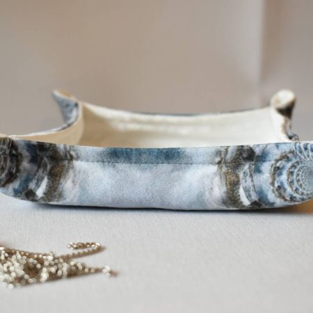 Coira Handmade Trinket Tray, Fabric Accessory Storage Holder