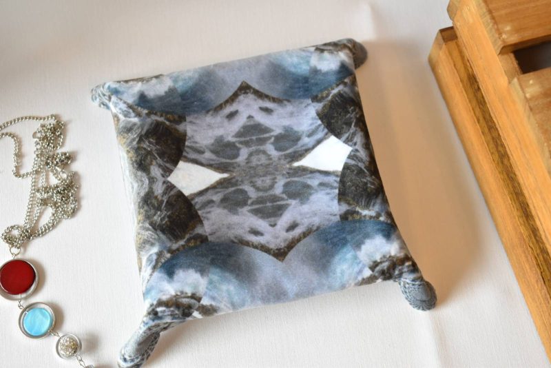 Coira Handmade Trinket Tray, Fabric Accessory Storage Holder