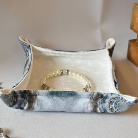 Coira Handmade Trinket Tray, Fabric Accessory Storage Holder