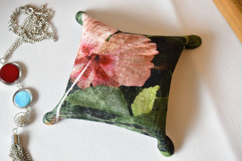 Ayana Handmade Trinket Tray, Fabric Accessory Storage Holder